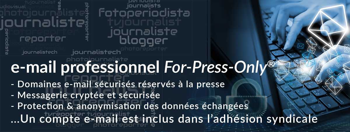 Messagerie e-mail pour journaliste détenteur d'une carte de presse